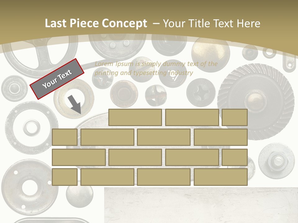 Chrome Circle Part PowerPoint Template