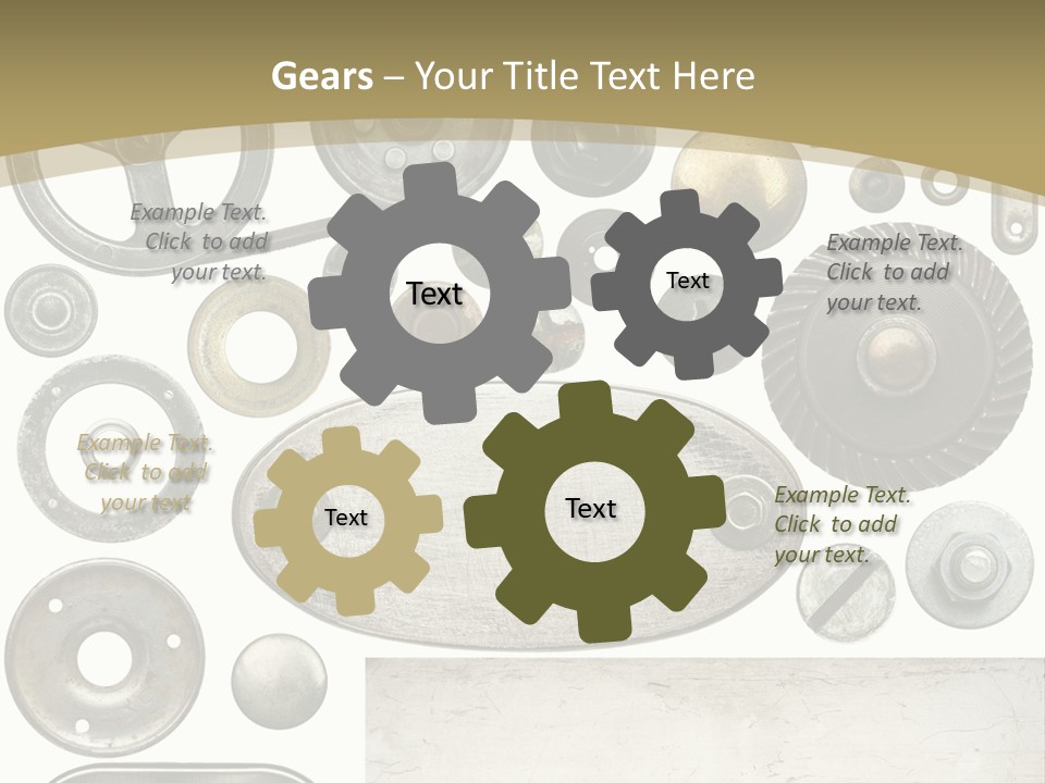 Chrome Circle Part PowerPoint Template