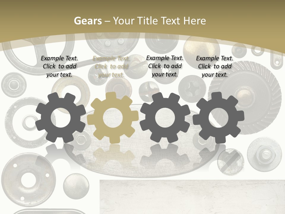 Chrome Circle Part PowerPoint Template