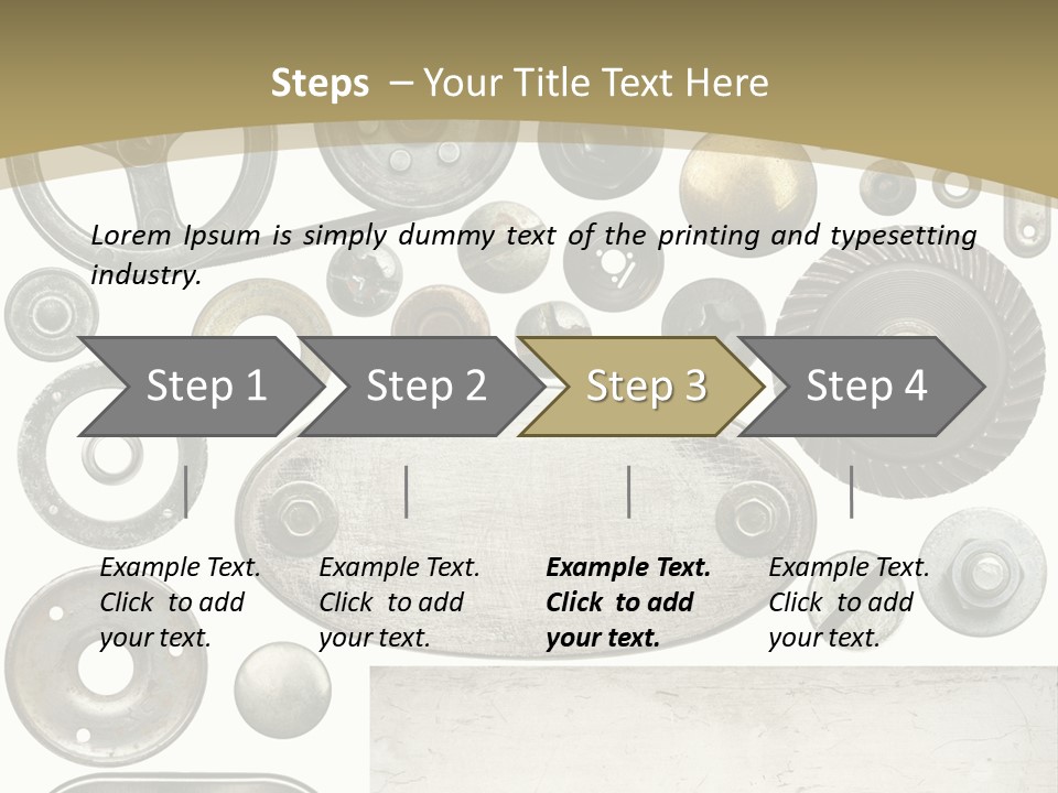 Chrome Circle Part PowerPoint Template