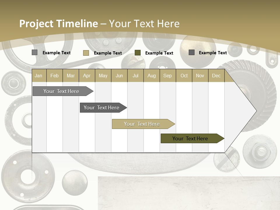 Chrome Circle Part PowerPoint Template