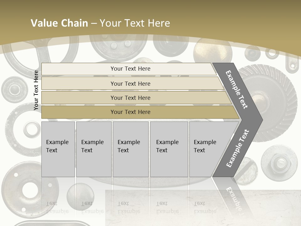 Chrome Circle Part PowerPoint Template