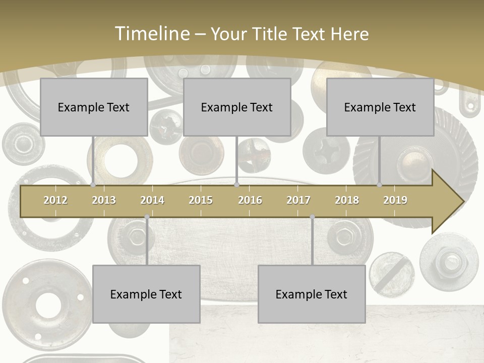 Chrome Circle Part PowerPoint Template
