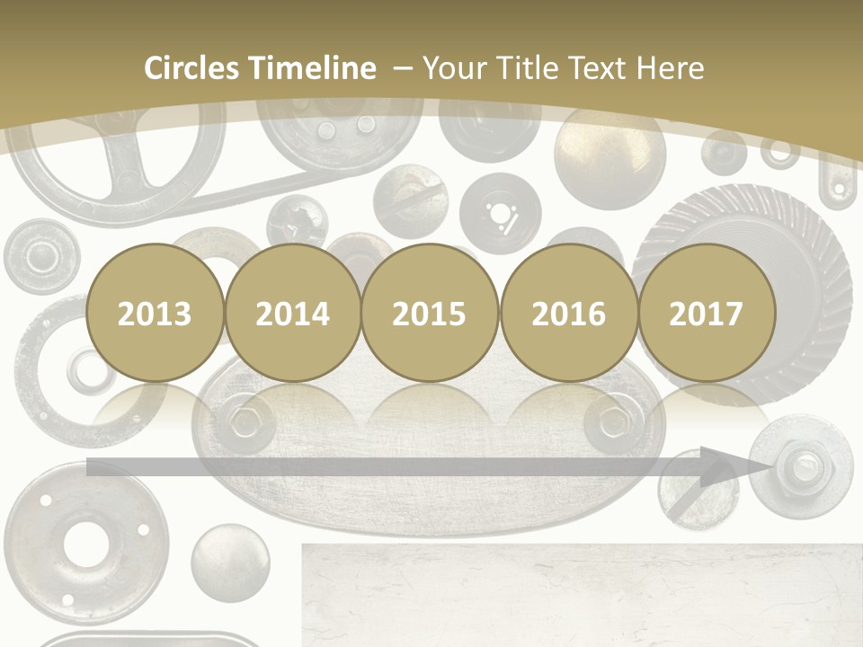 Chrome Circle Part PowerPoint Template