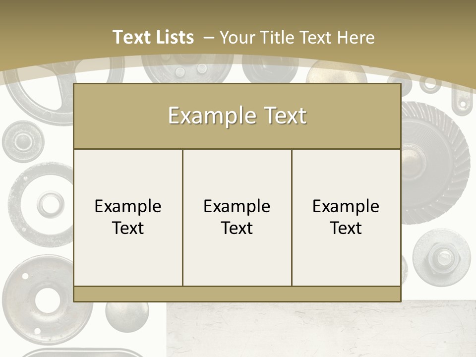 Chrome Circle Part PowerPoint Template