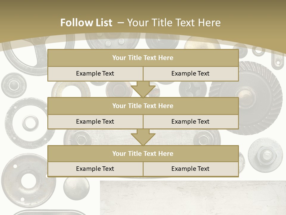 Chrome Circle Part PowerPoint Template