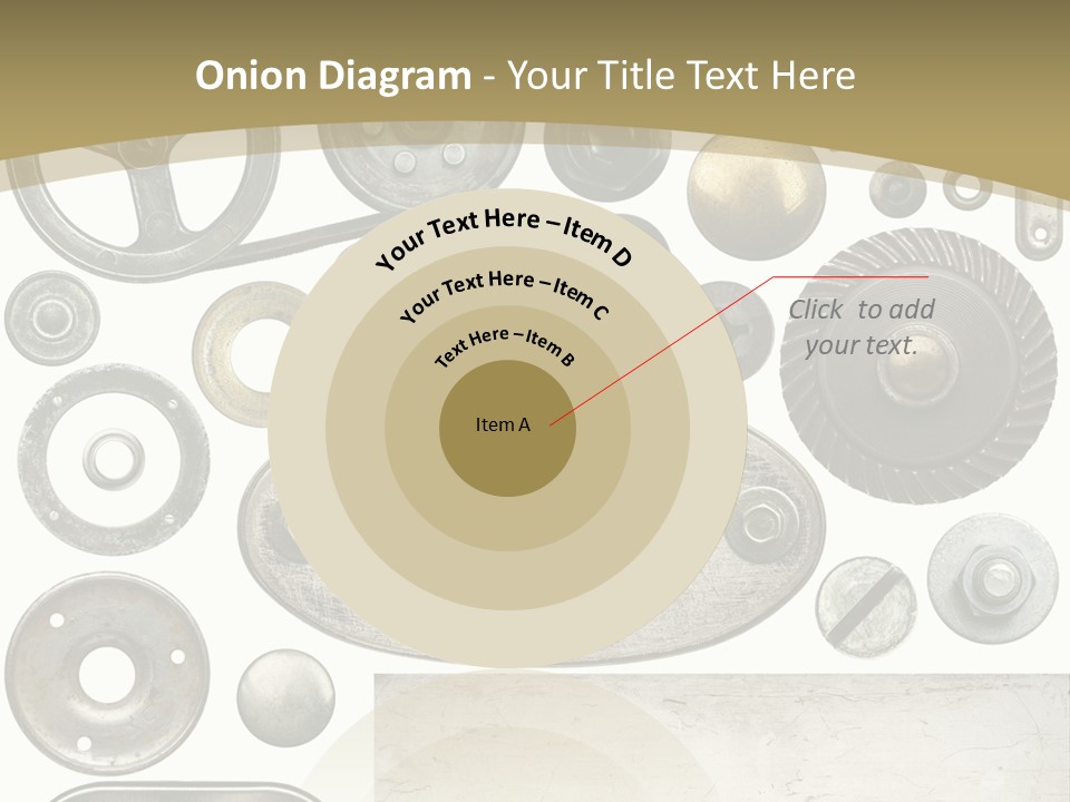 Chrome Circle Part PowerPoint Template