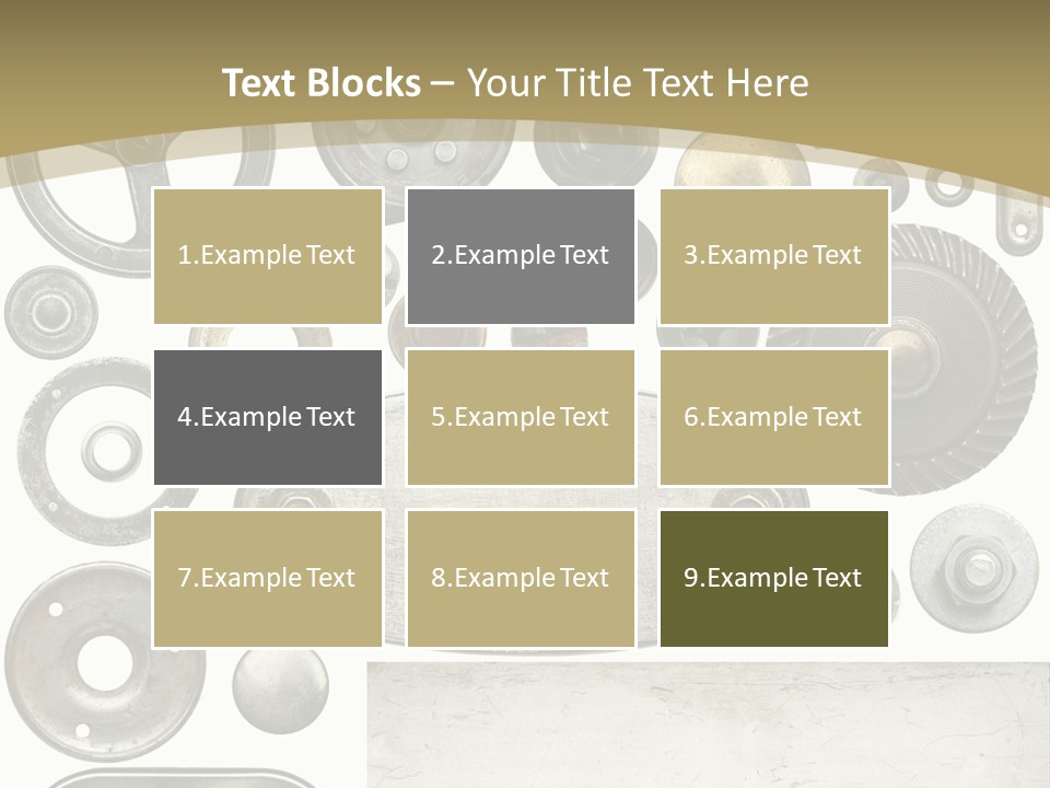 Chrome Circle Part PowerPoint Template