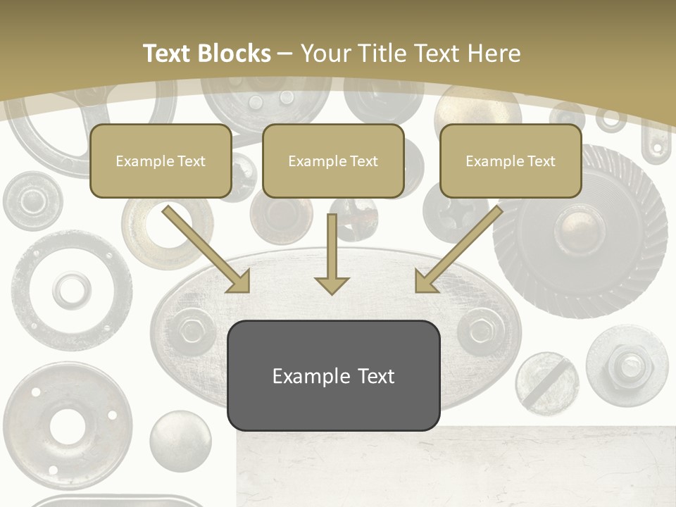 Chrome Circle Part PowerPoint Template