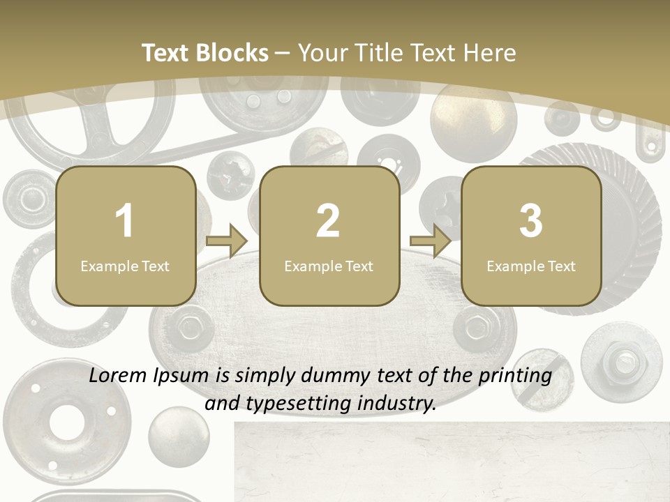 Chrome Circle Part PowerPoint Template