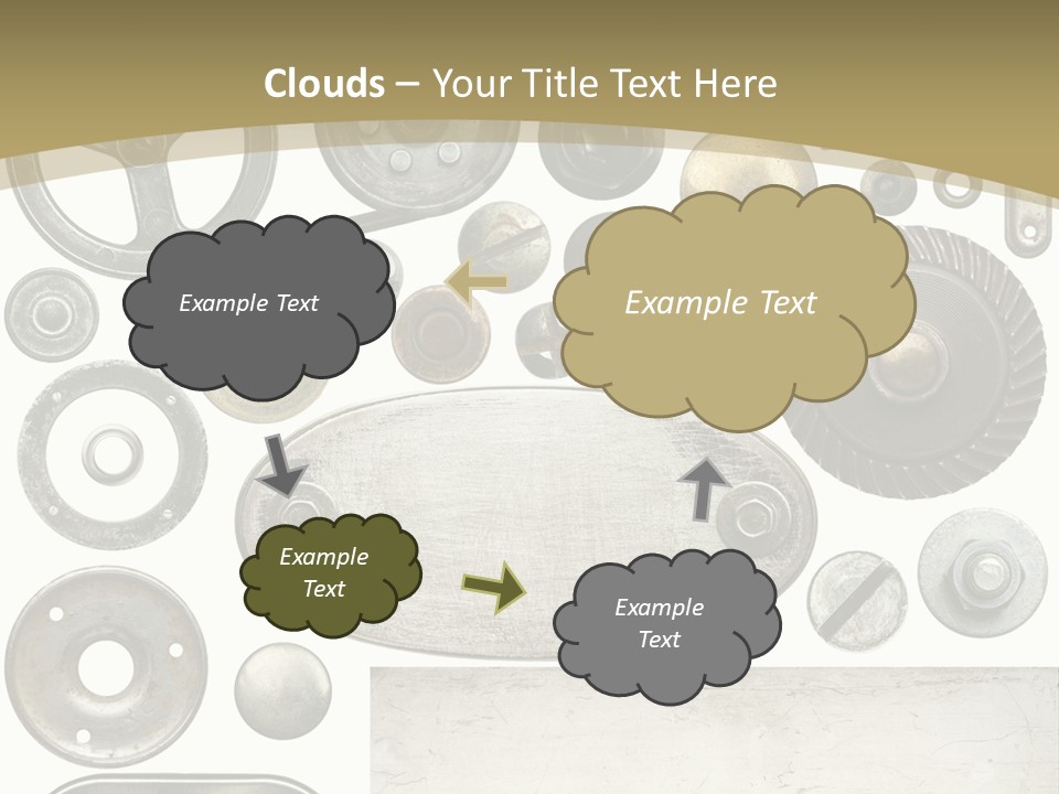 Chrome Circle Part PowerPoint Template