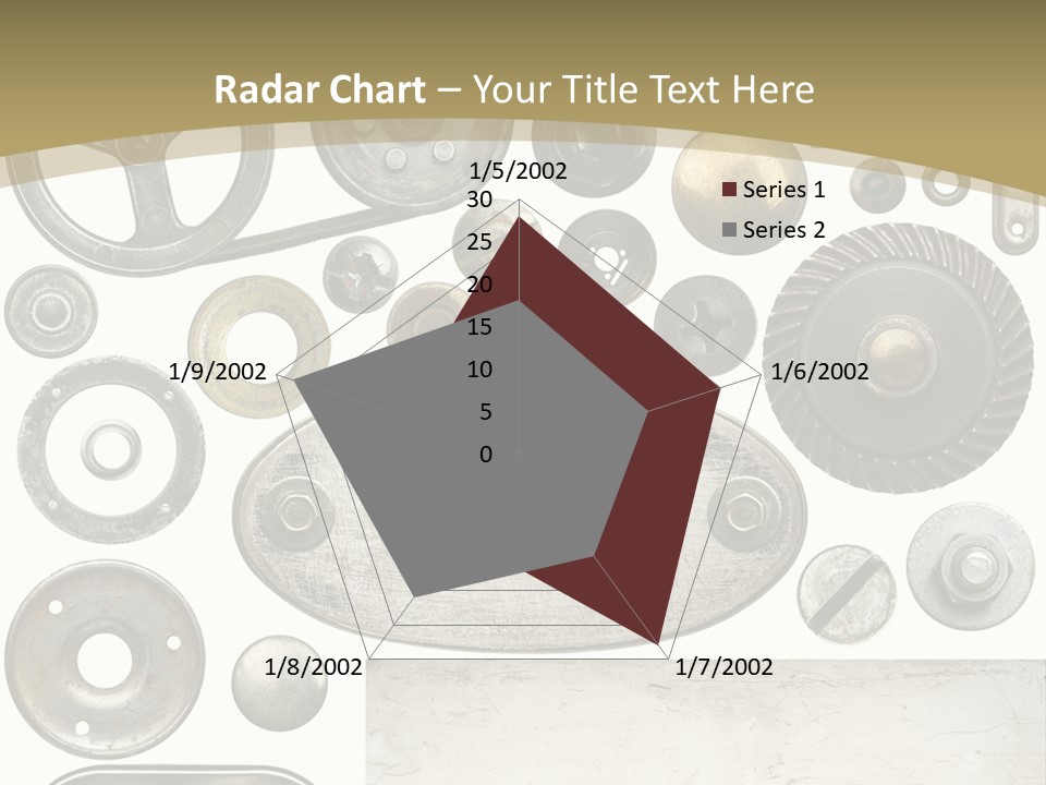 Chrome Circle Part PowerPoint Template