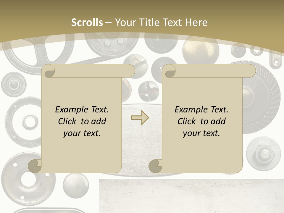 Chrome Circle Part PowerPoint Template
