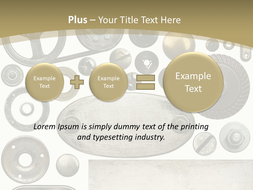 Chrome Circle Part PowerPoint Template