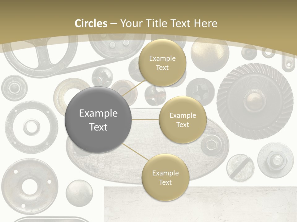 Chrome Circle Part PowerPoint Template