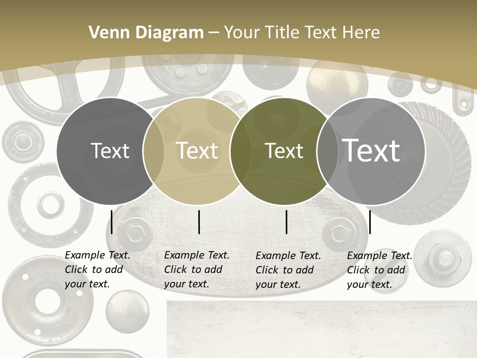 Chrome Circle Part PowerPoint Template