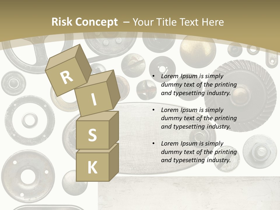Chrome Circle Part PowerPoint Template