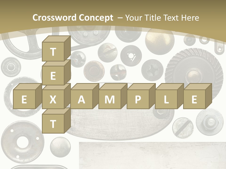 Chrome Circle Part PowerPoint Template