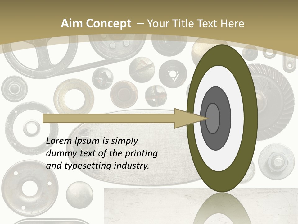 Chrome Circle Part PowerPoint Template