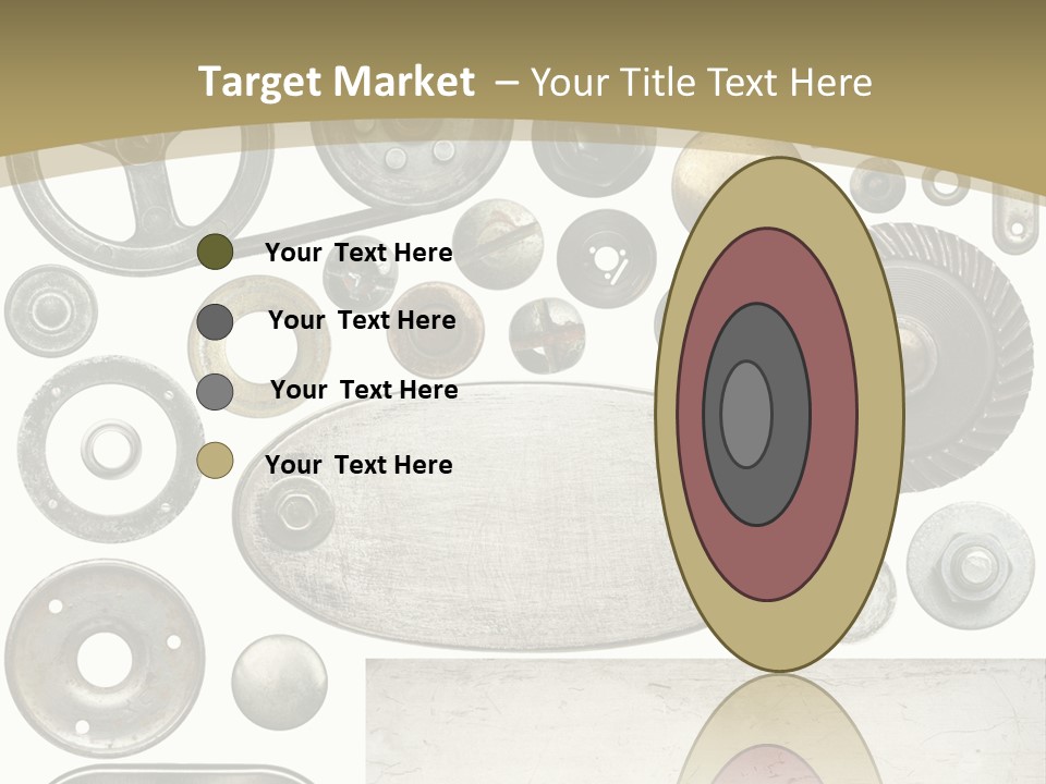 Chrome Circle Part PowerPoint Template