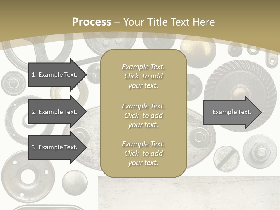 Chrome Circle Part PowerPoint Template