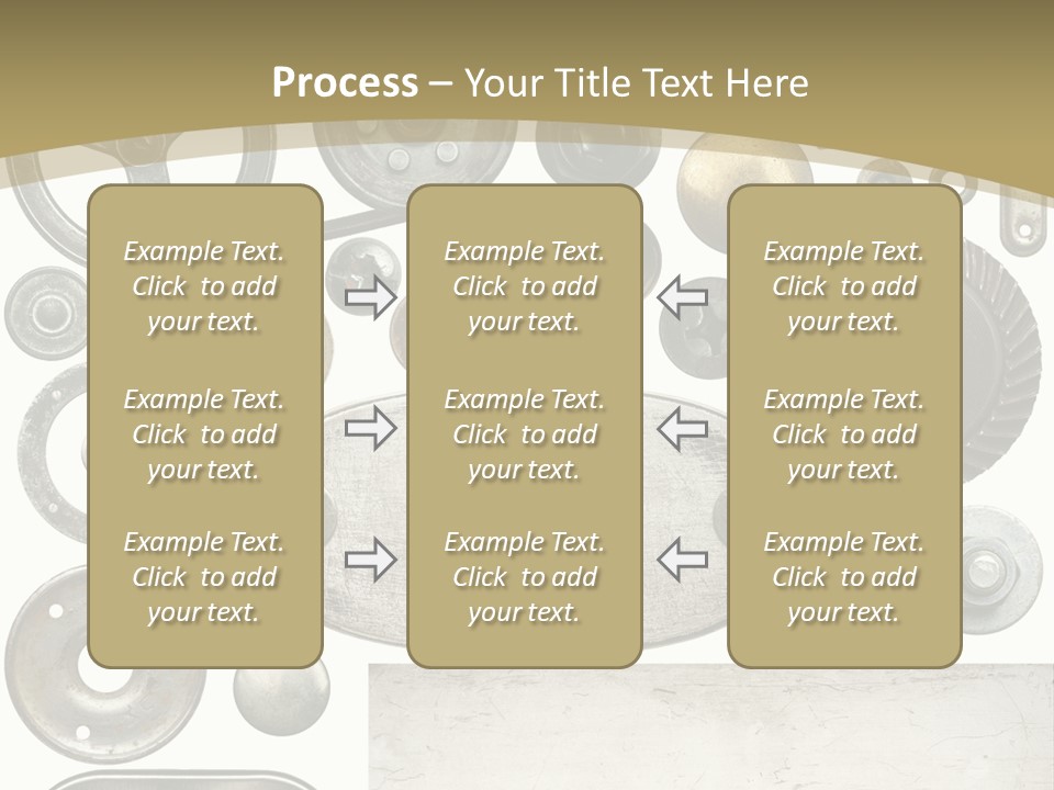 Chrome Circle Part PowerPoint Template