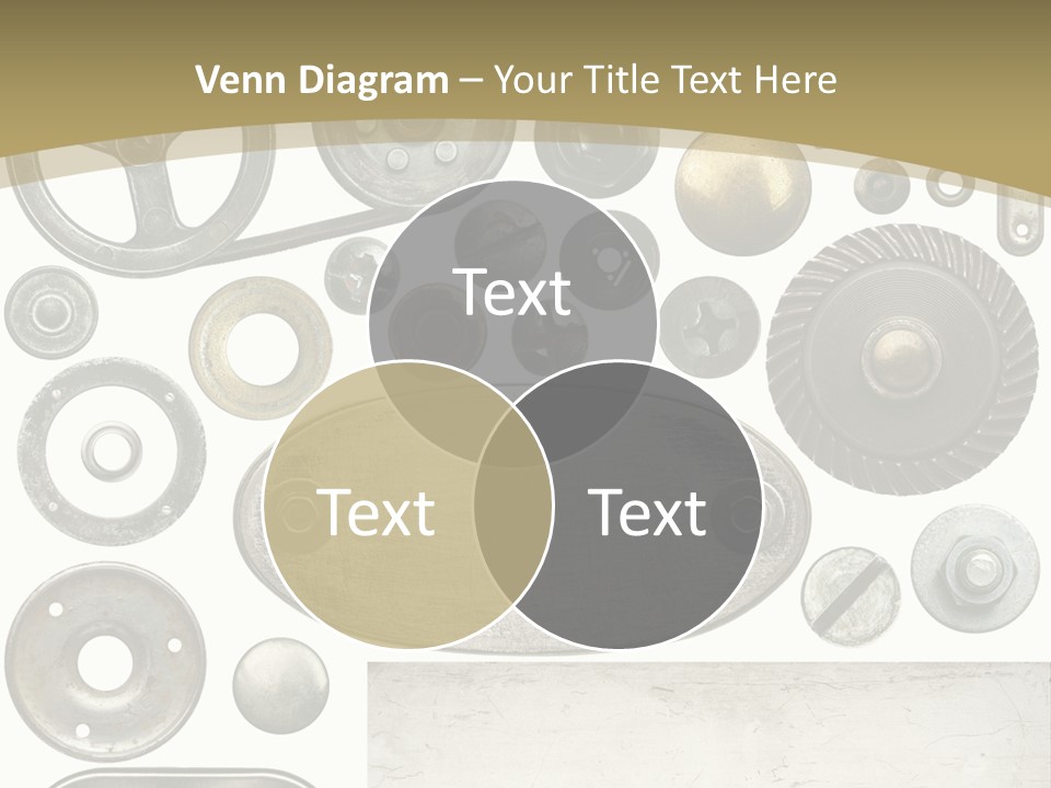 Chrome Circle Part PowerPoint Template
