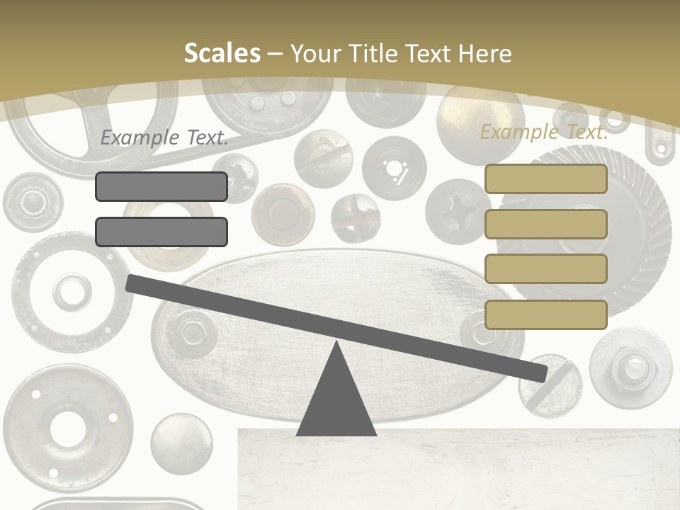 Chrome Circle Part PowerPoint Template
