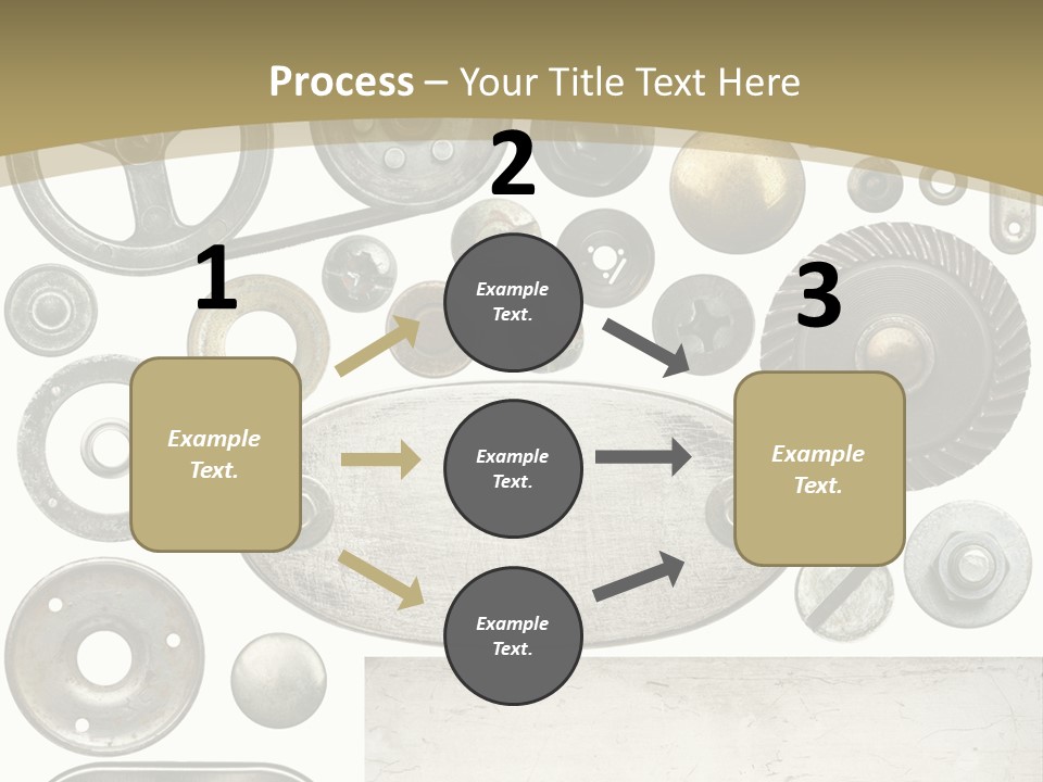 Chrome Circle Part PowerPoint Template