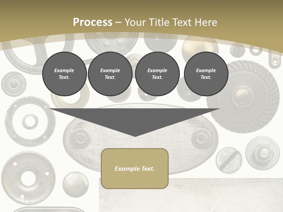 Chrome Circle Part PowerPoint Template