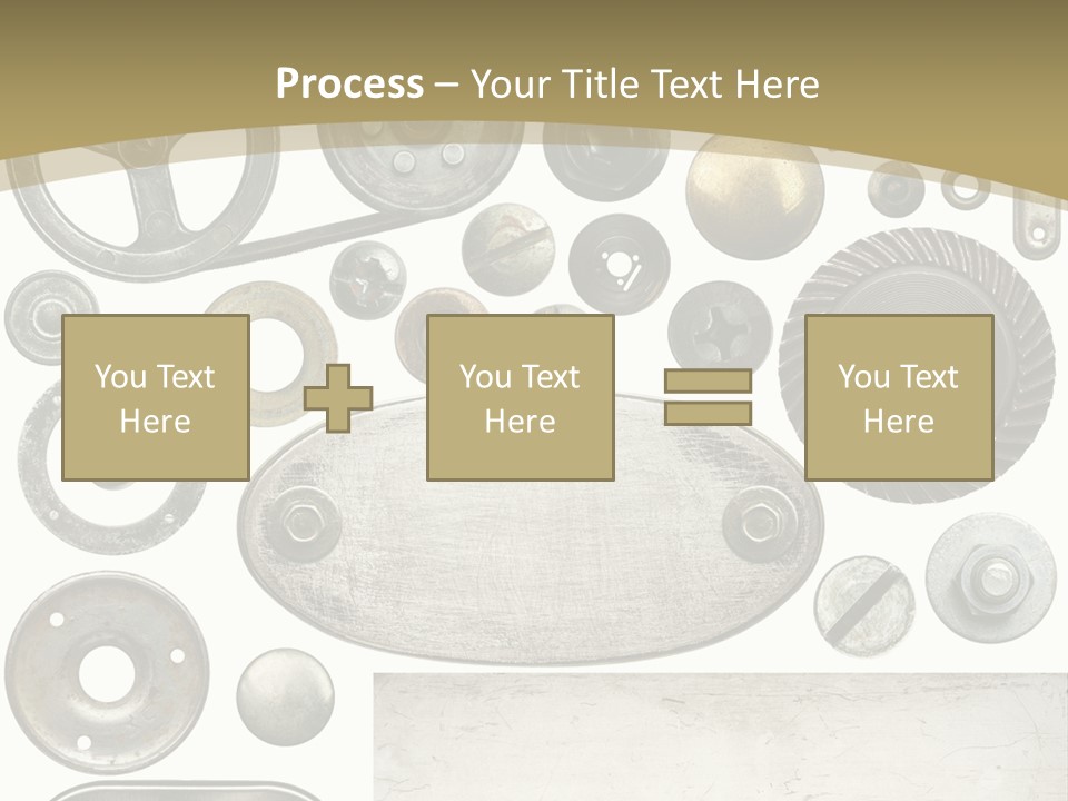 Chrome Circle Part PowerPoint Template