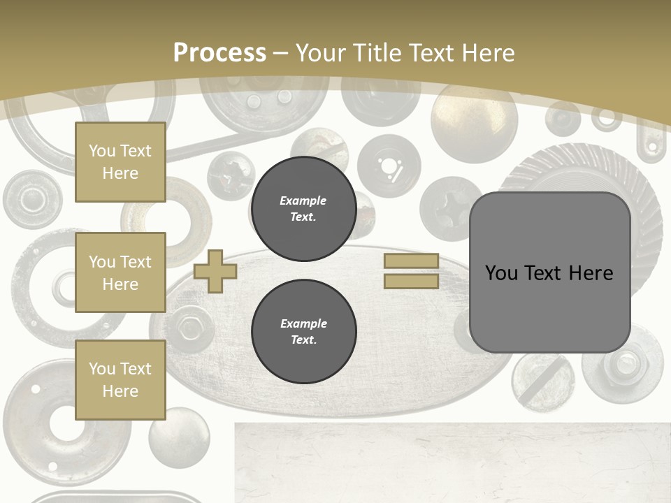 Chrome Circle Part PowerPoint Template