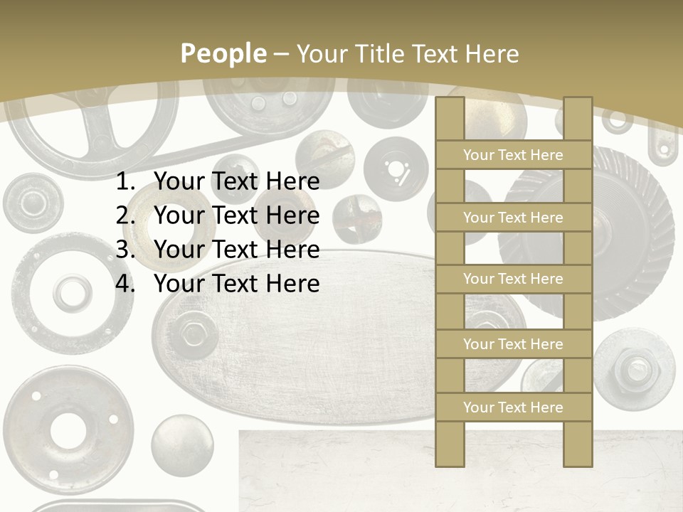 Chrome Circle Part PowerPoint Template