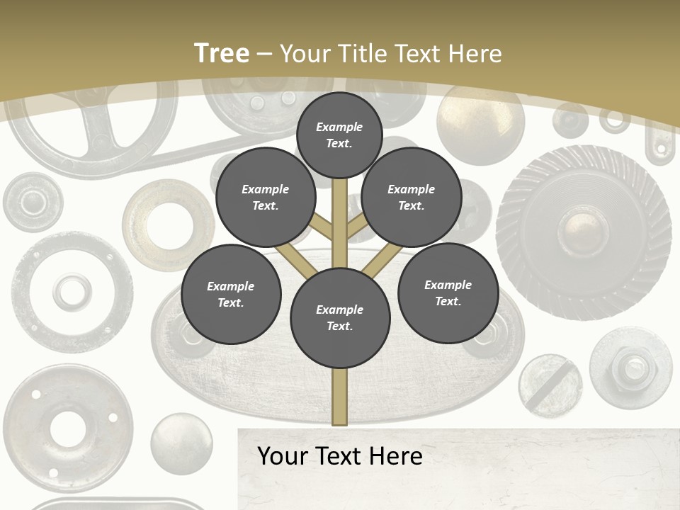 Chrome Circle Part PowerPoint Template