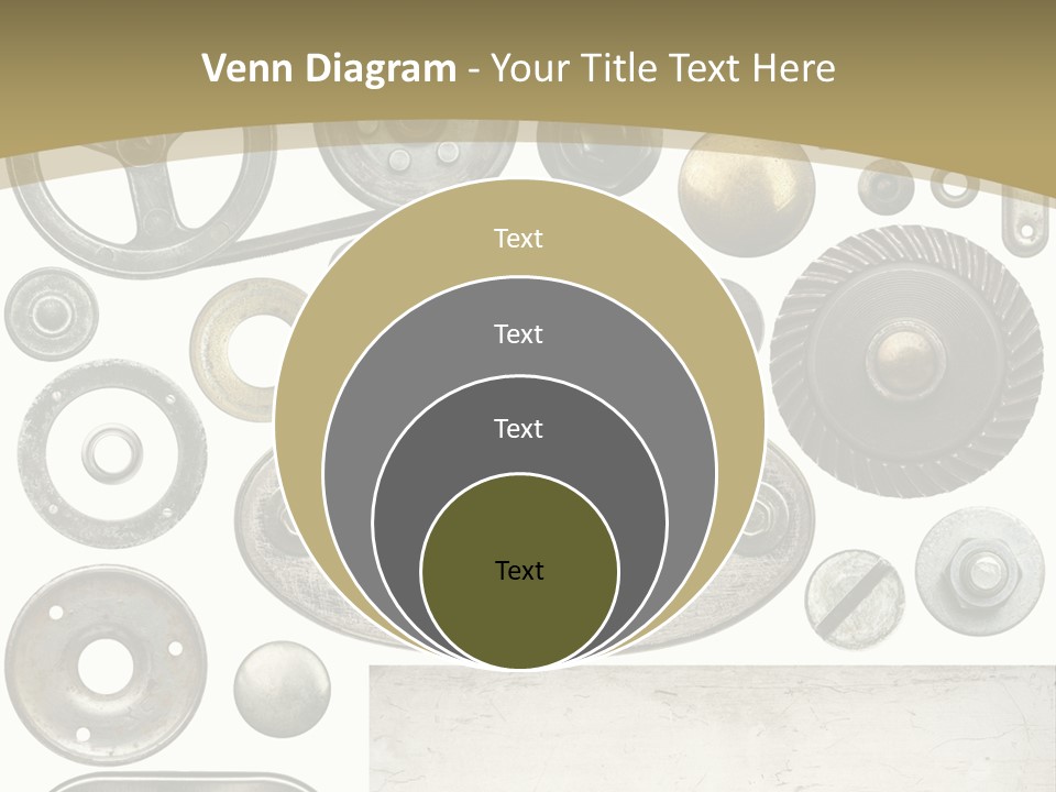 Chrome Circle Part PowerPoint Template