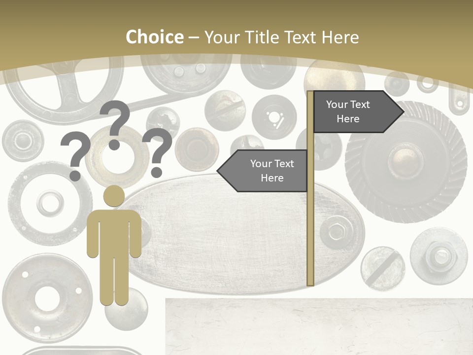 Chrome Circle Part PowerPoint Template