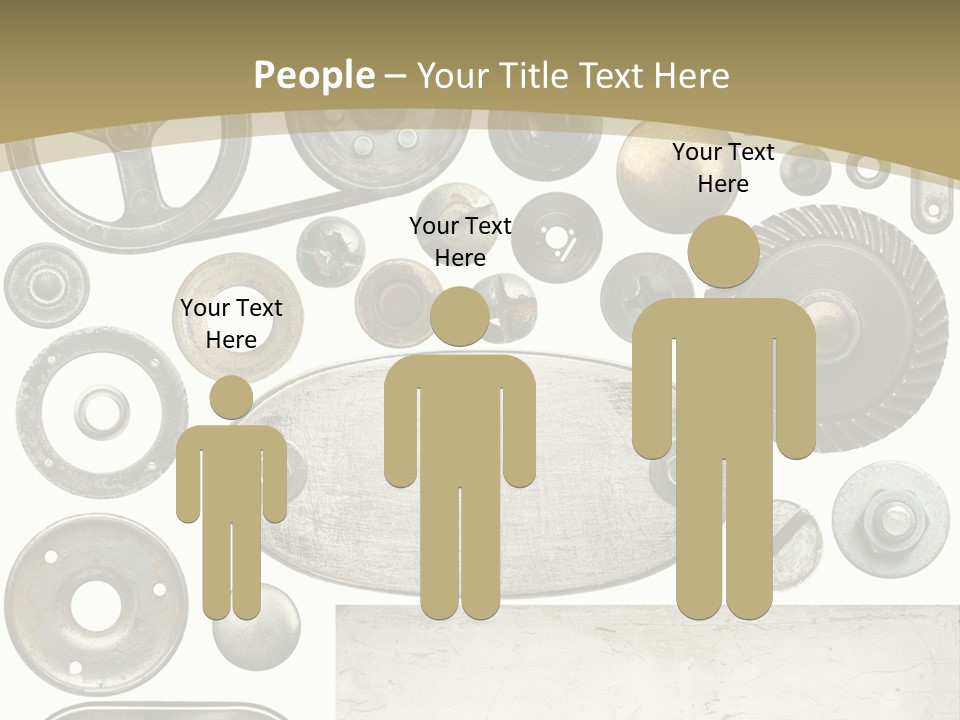 Chrome Circle Part PowerPoint Template