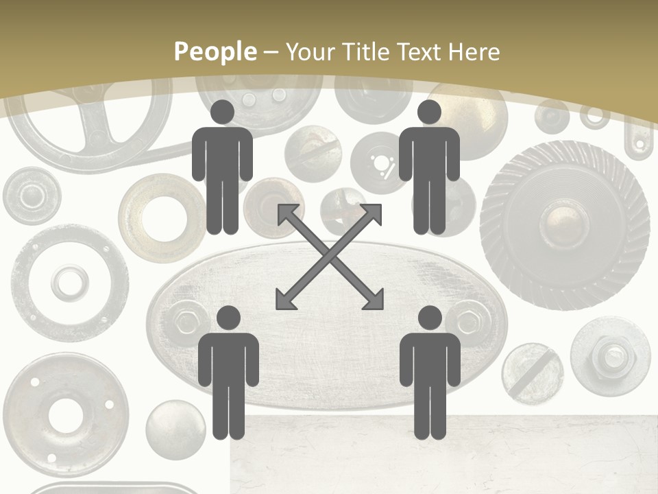 Chrome Circle Part PowerPoint Template