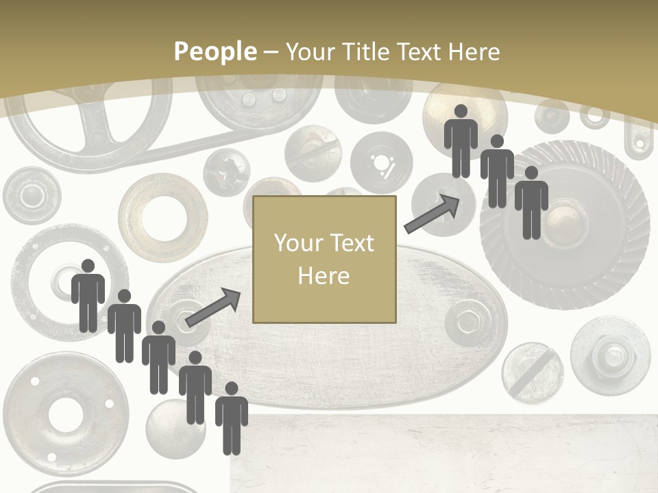 Chrome Circle Part PowerPoint Template