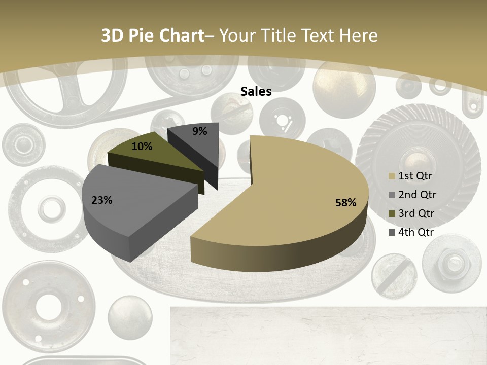 Chrome Circle Part PowerPoint Template
