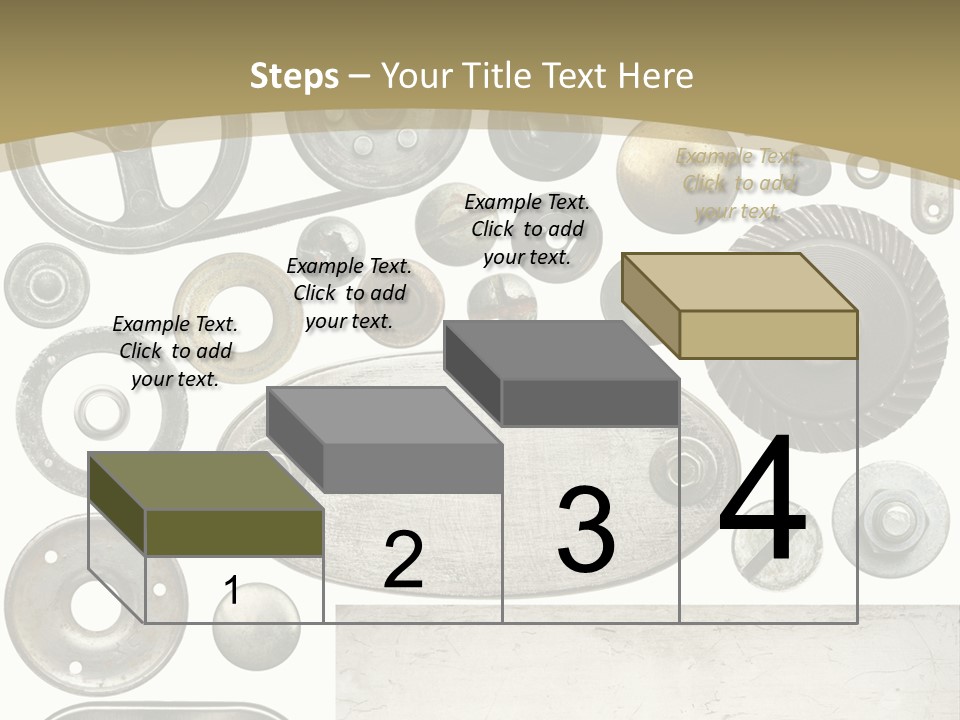 Chrome Circle Part PowerPoint Template
