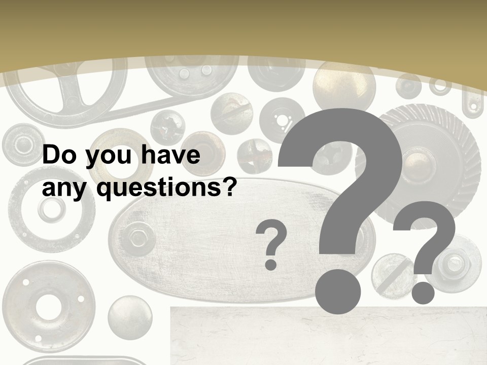 Chrome Circle Part PowerPoint Template