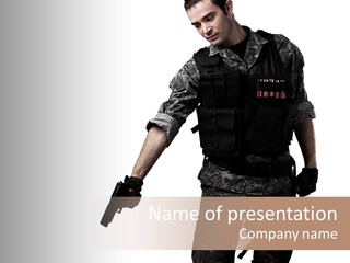 Security Ground Game PowerPoint Template