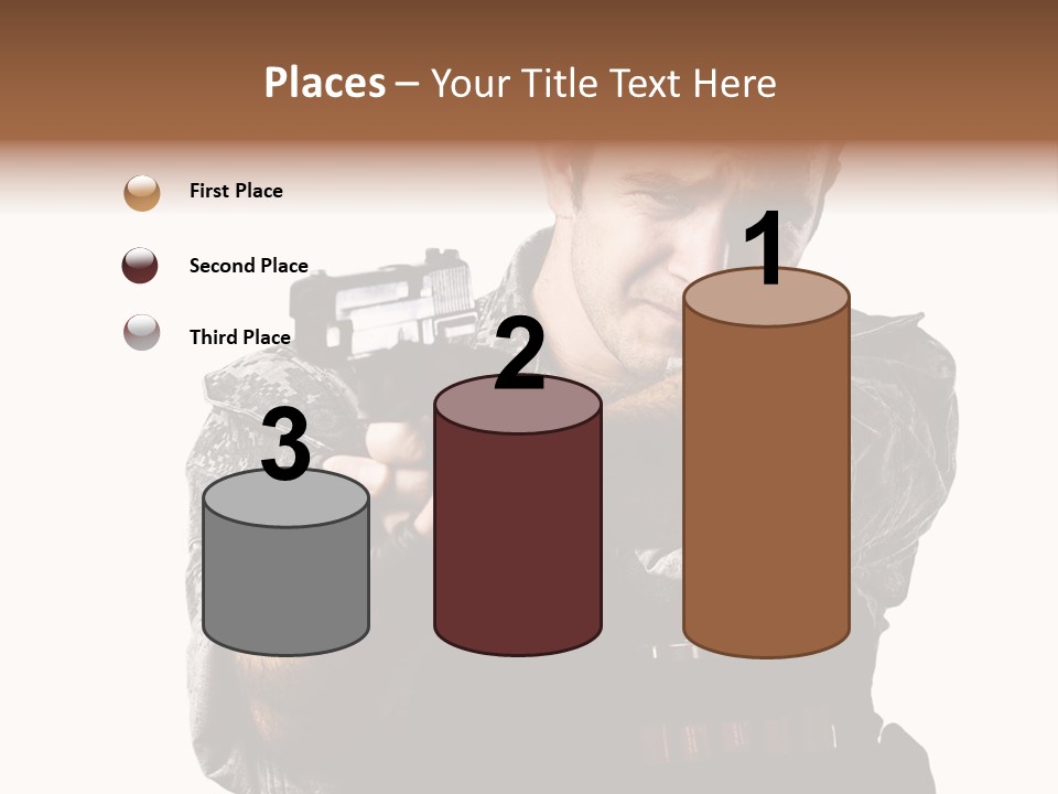 Power Assault Weapon PowerPoint Template