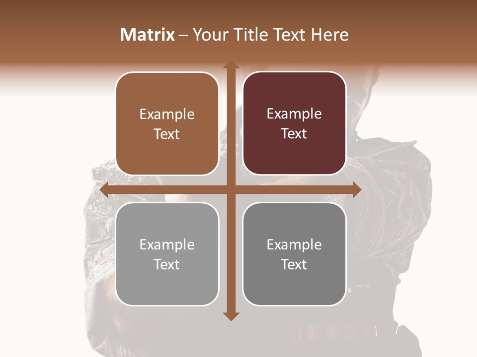 Power Assault Weapon PowerPoint Template
