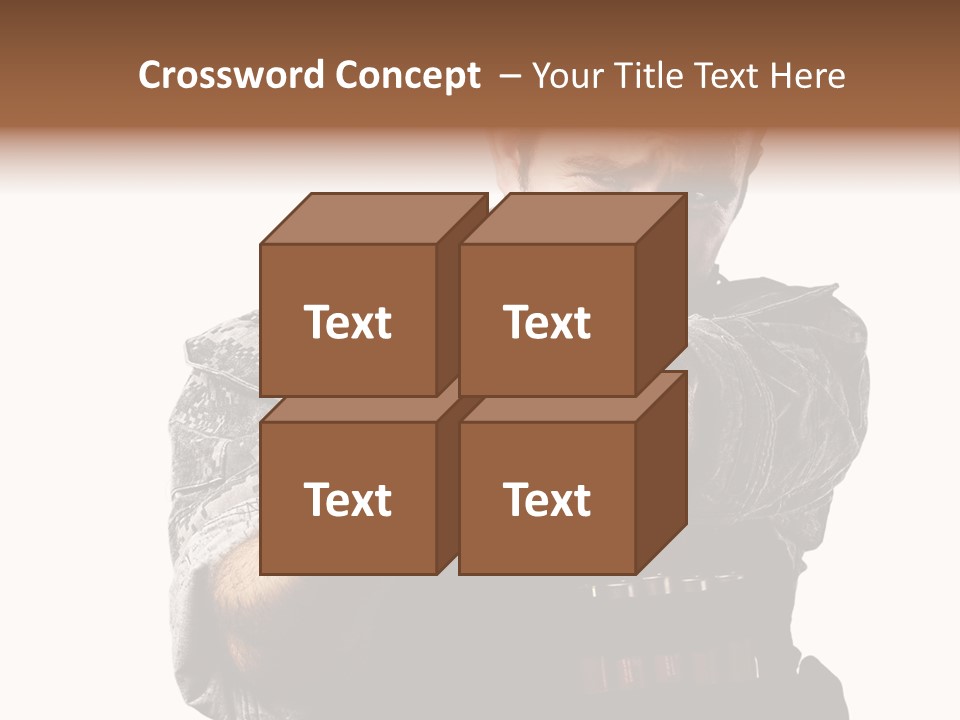 Power Assault Weapon PowerPoint Template