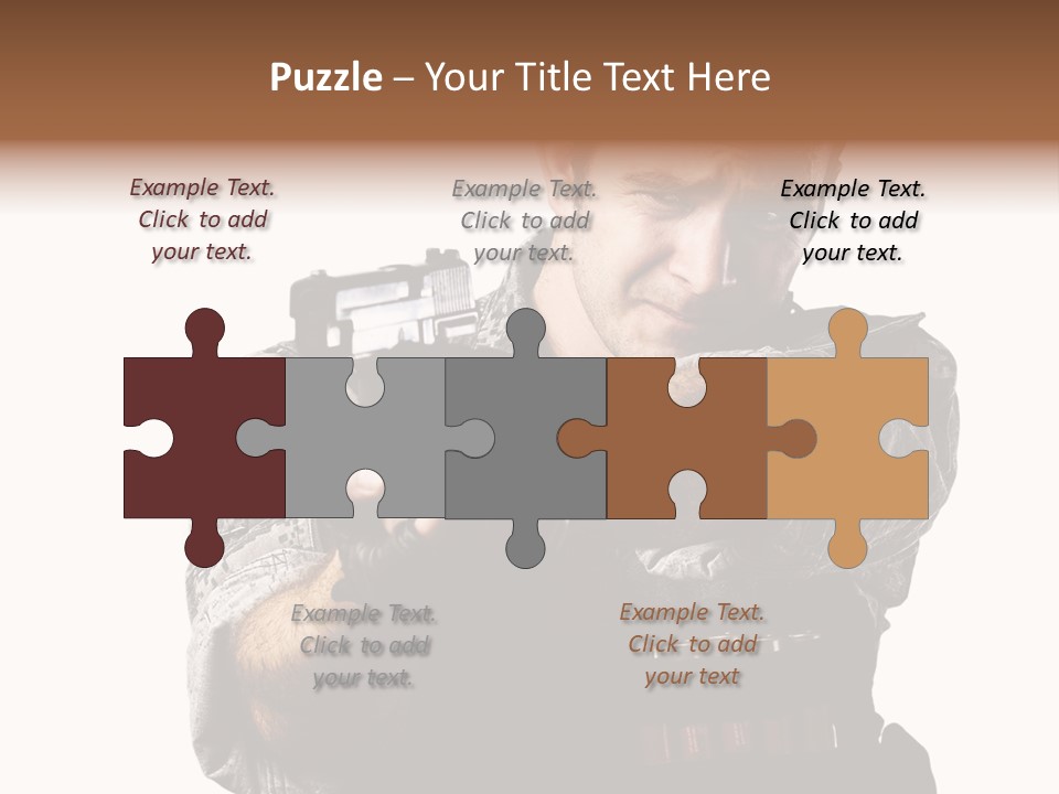 Power Assault Weapon PowerPoint Template