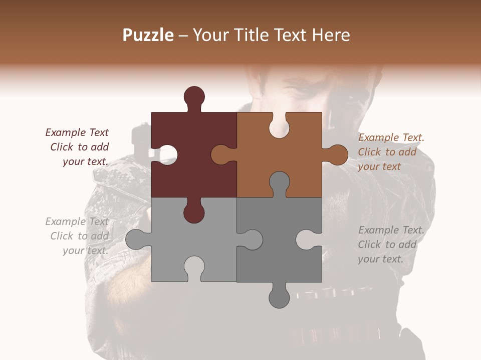 Power Assault Weapon PowerPoint Template