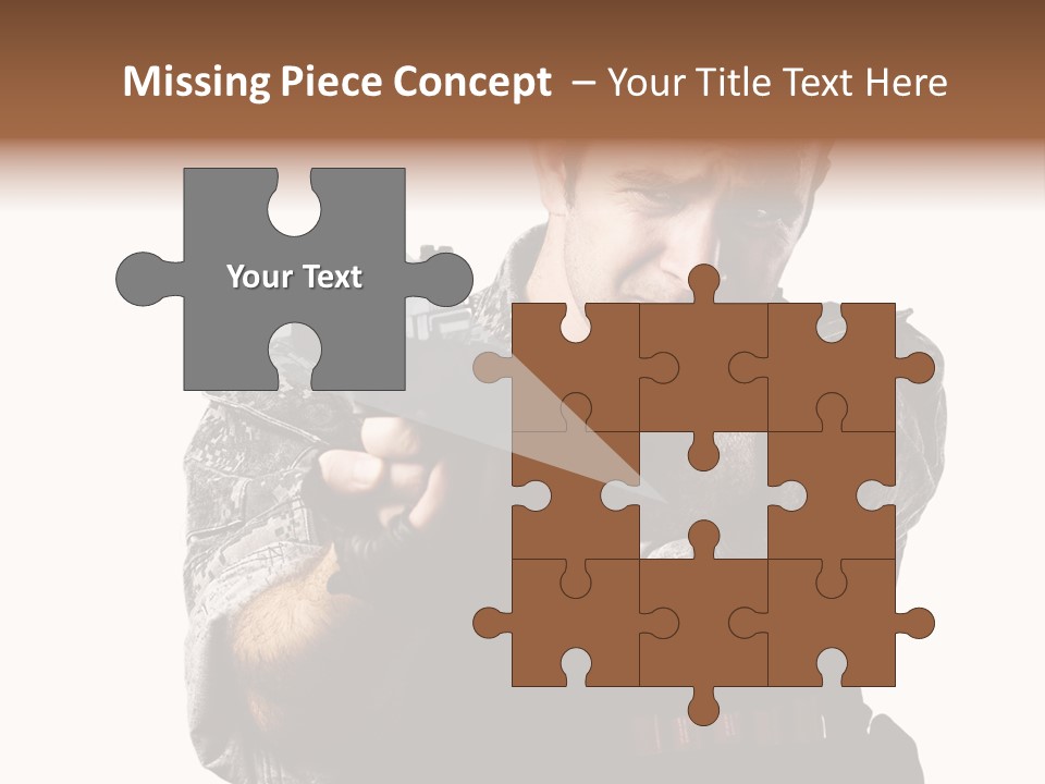 Power Assault Weapon PowerPoint Template