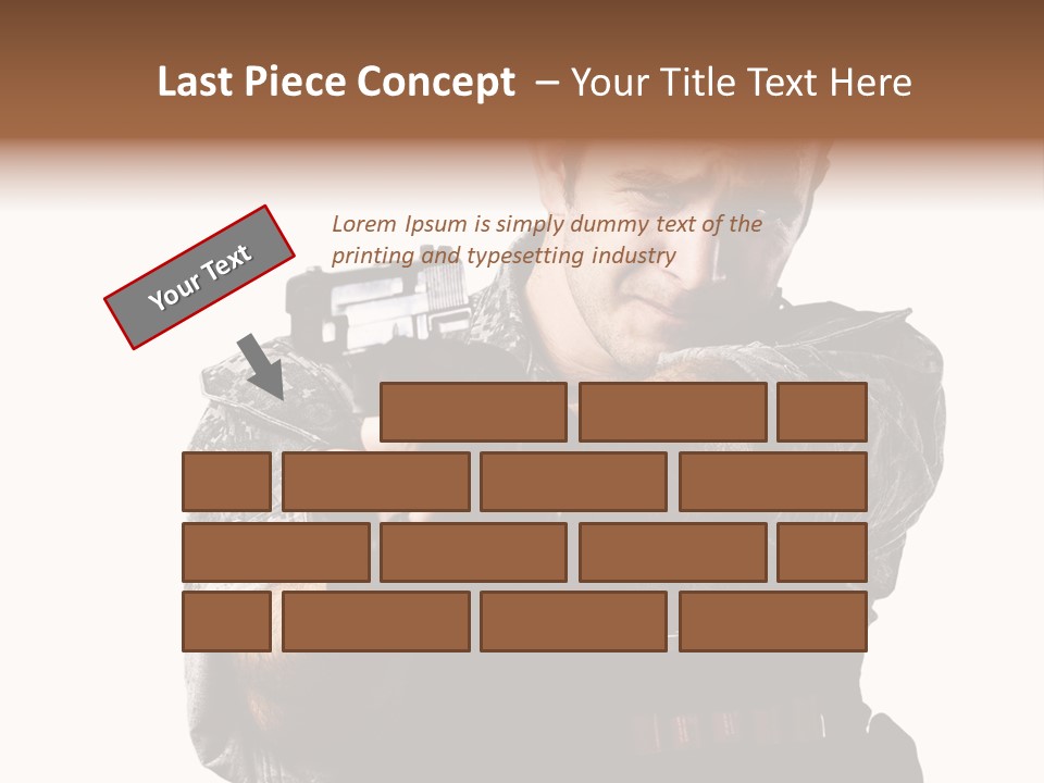 Power Assault Weapon PowerPoint Template